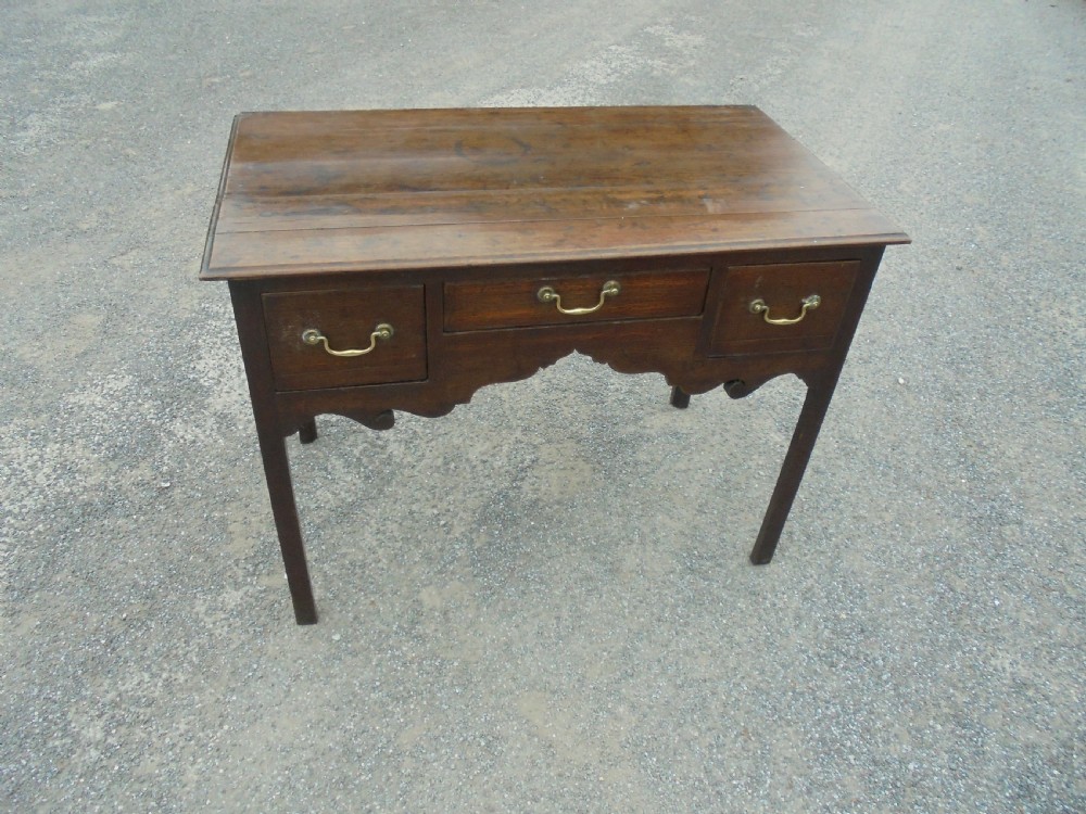 18th century oak lowboy View III