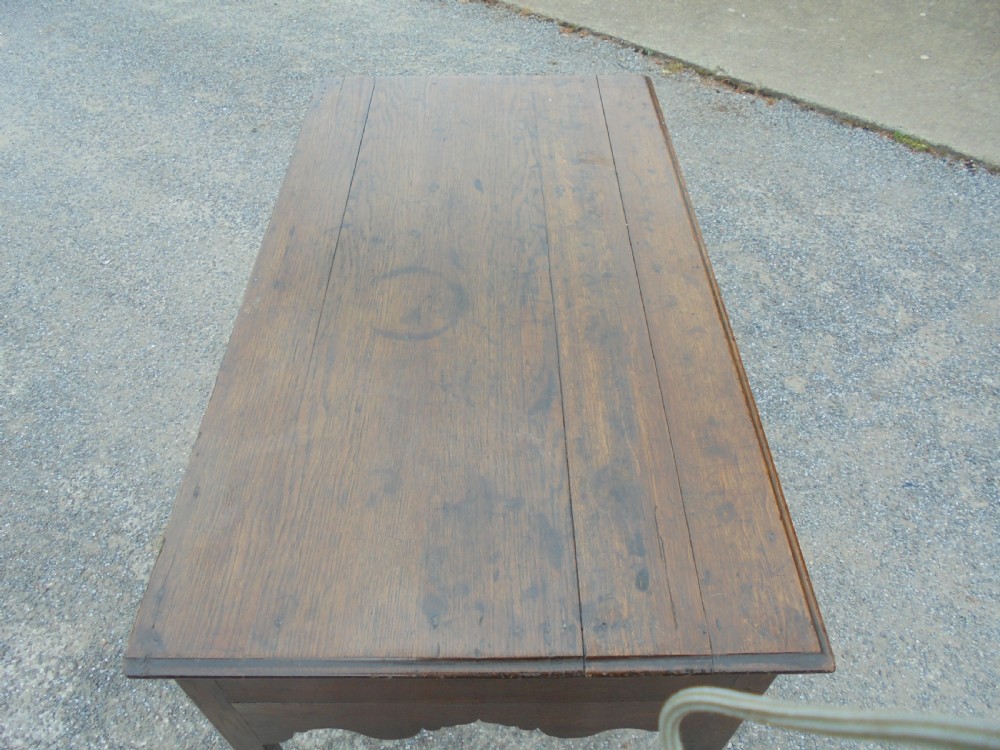 18th century oak lowboy View IV