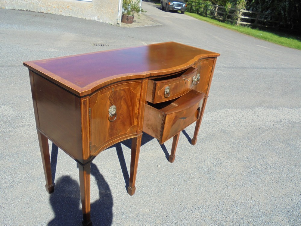 Mahogany Sheraton style sideboard View V