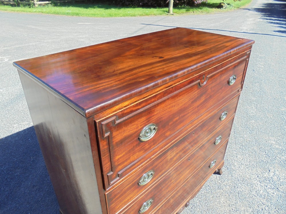 Late Regency secretaire chest of drawers View VI