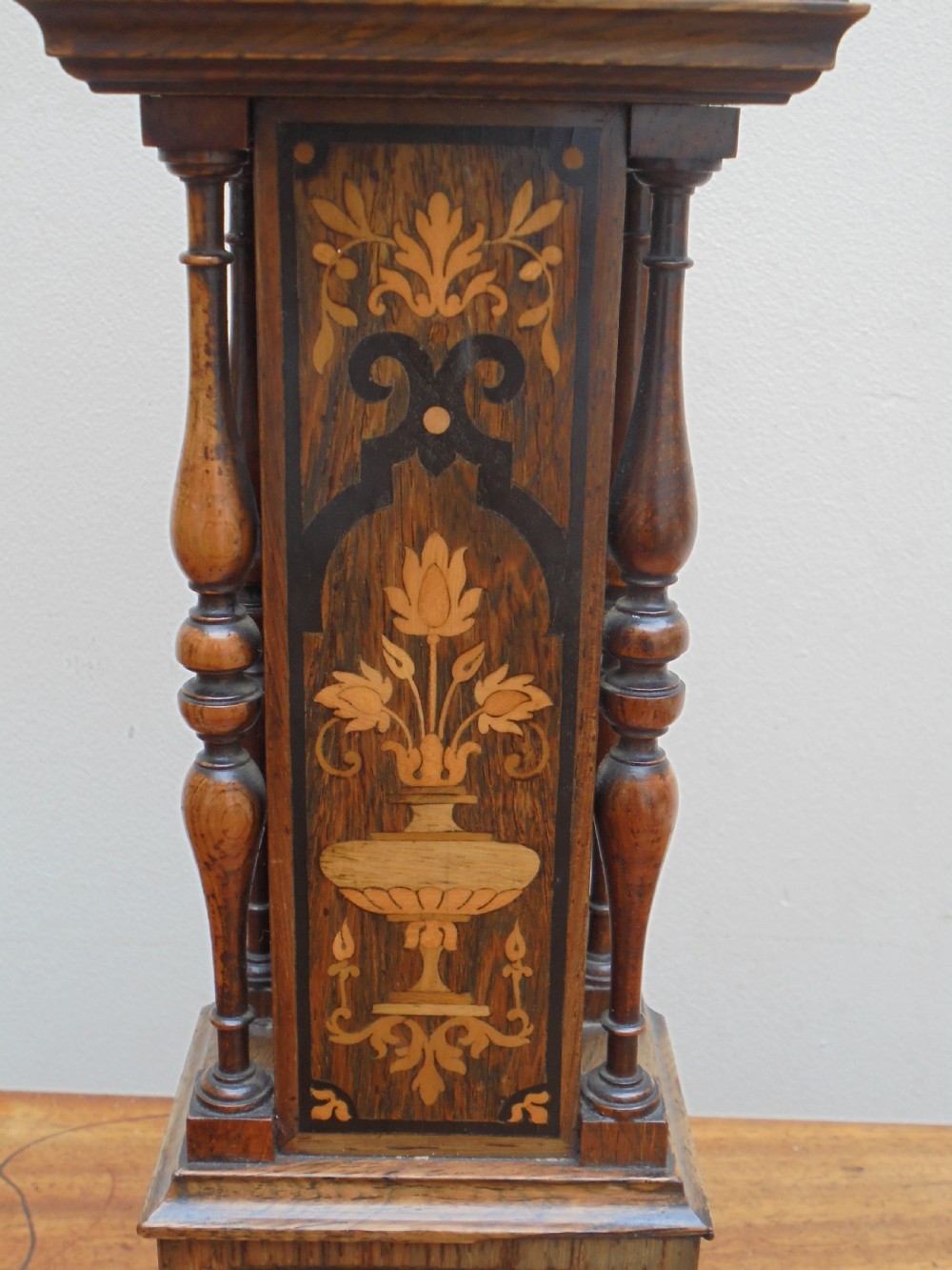 Miniature long case mantle 'Grandfather' clock  View V