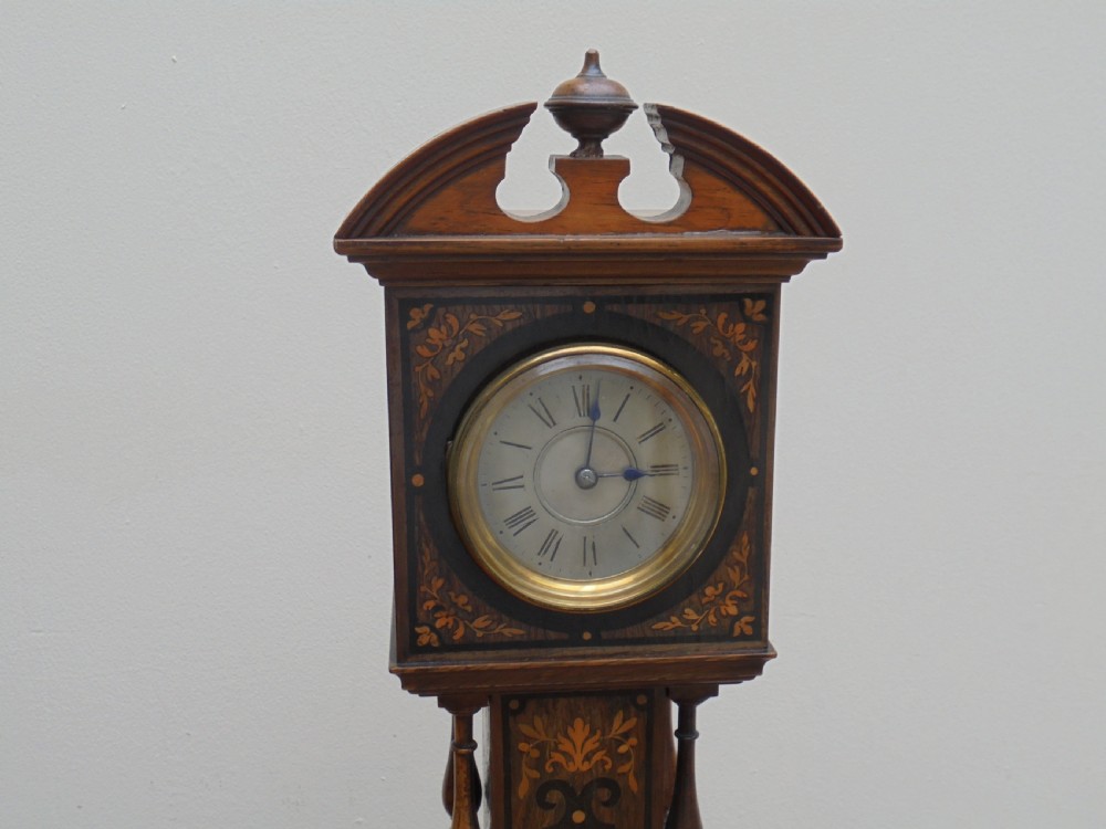 Miniature long case mantle 'Grandfather' clock  View VII