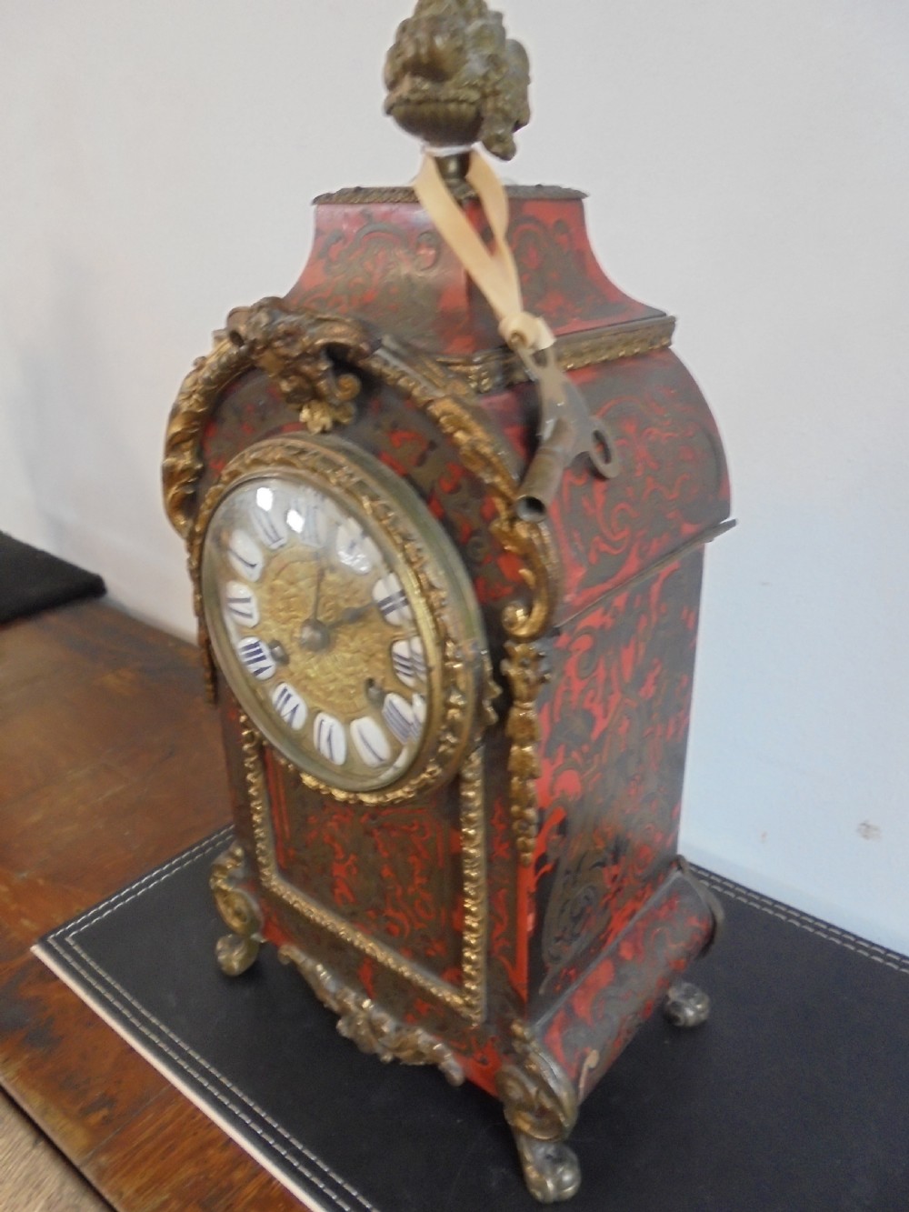 French boulle mantle clock View II