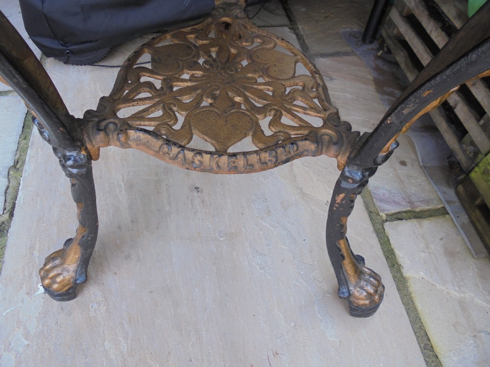 Victorian cast iron pub table Gaskells Ltd Cardiff View III