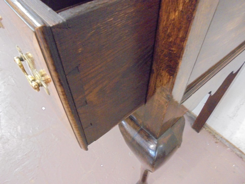 19th century crossbanded oak dresser View II