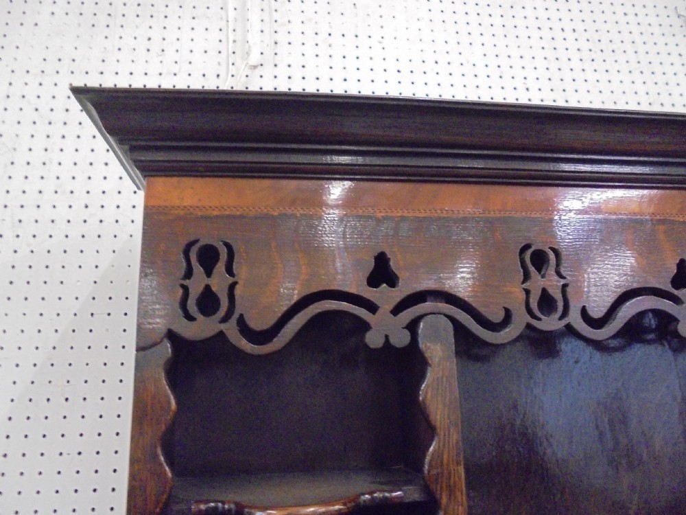 19th century crossbanded oak dresser View IV