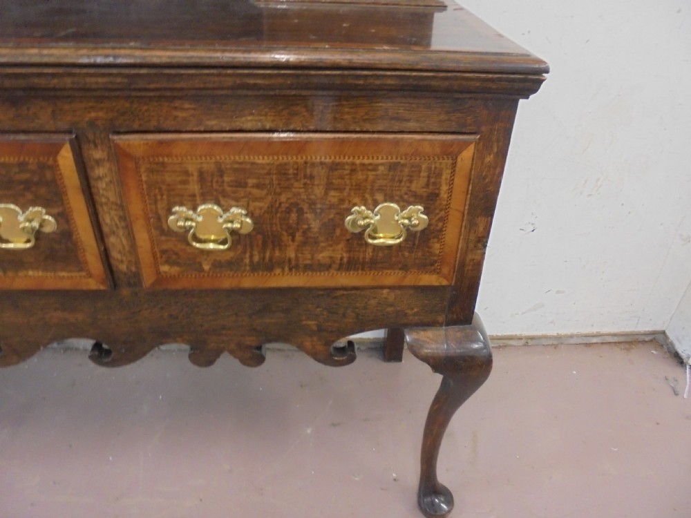 19th century crossbanded oak dresser View V
