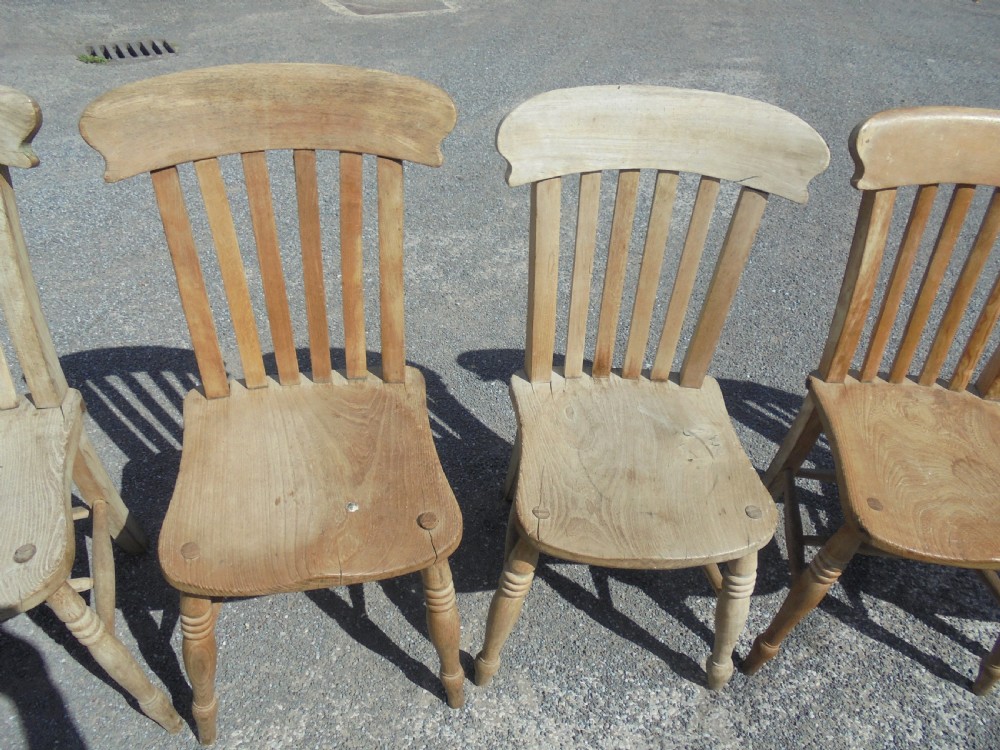 Six West Country elm kitchen , patio chairs View IV