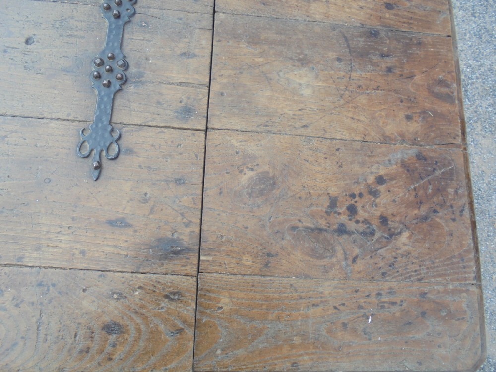 French late 18th century cedar wood coffer storage chest View II