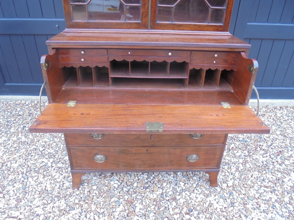18th century mahogany secretair bookcase View III