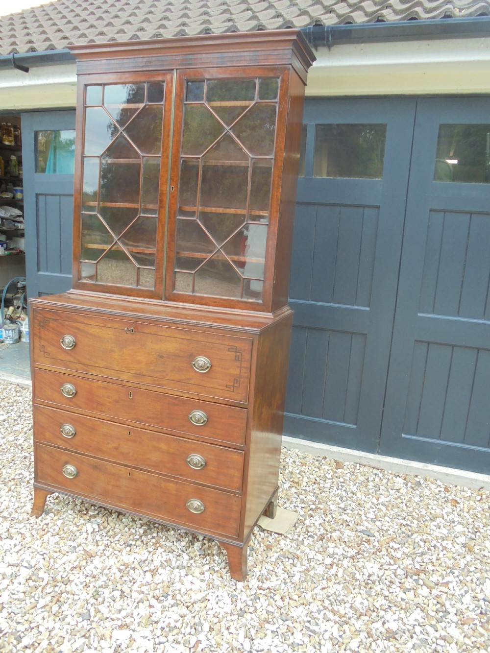 18th century mahogany secretair bookcase View VIII