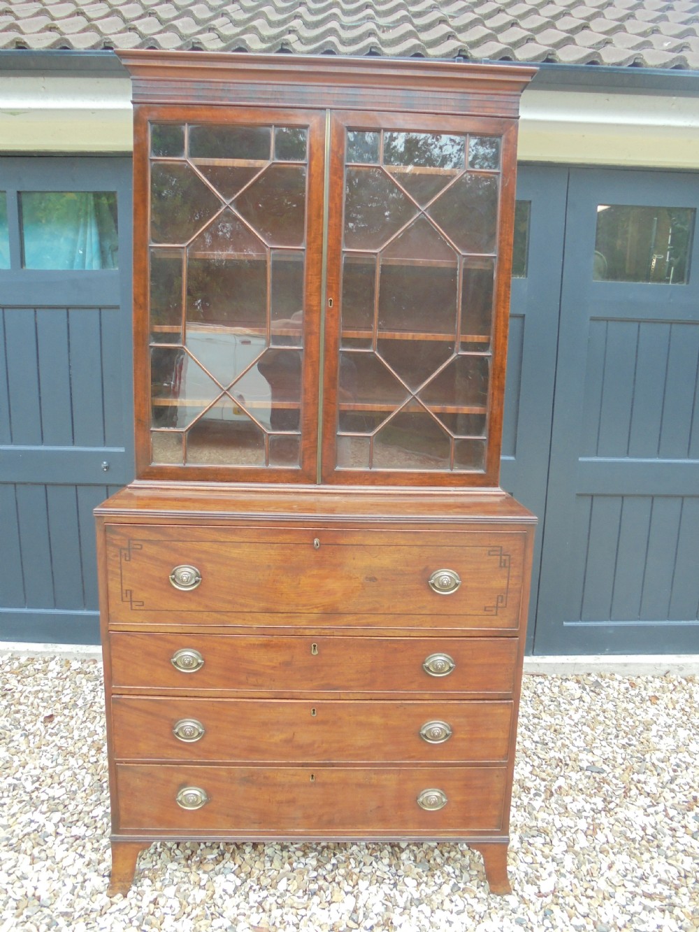 18th century mahogany secretair bookcase View IX