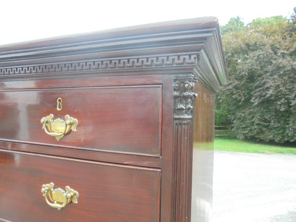 18th century mahogany chest on chest tallboy View III