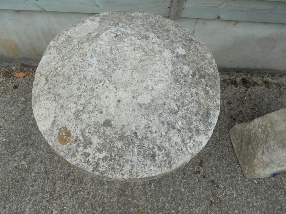 Two  genuinly old staddle stones  View III