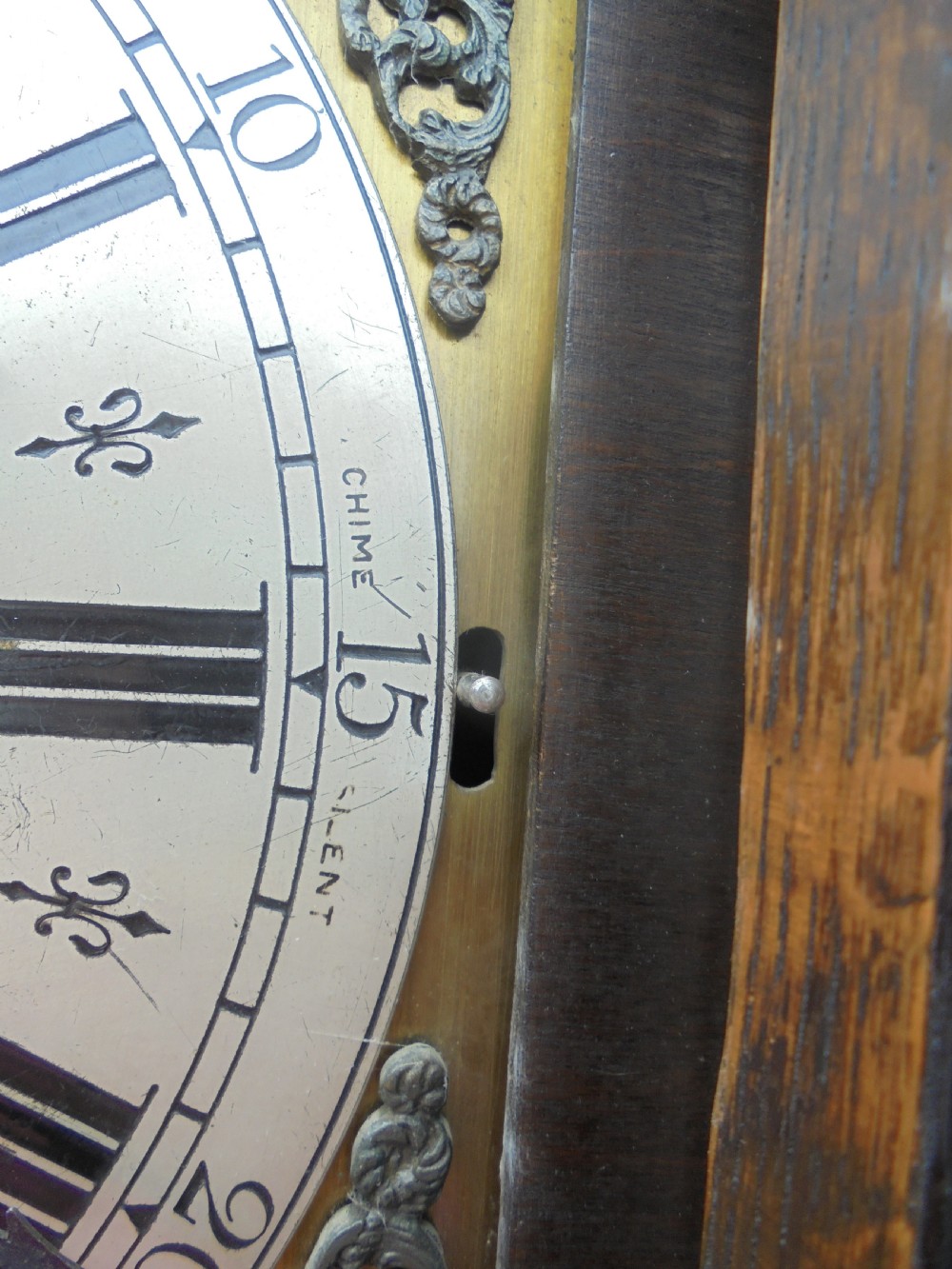 19th century long case clock Westminster and Whittington chime View II