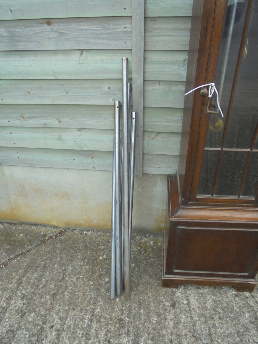19th century long case clock Westminster and Whittington chime View VII