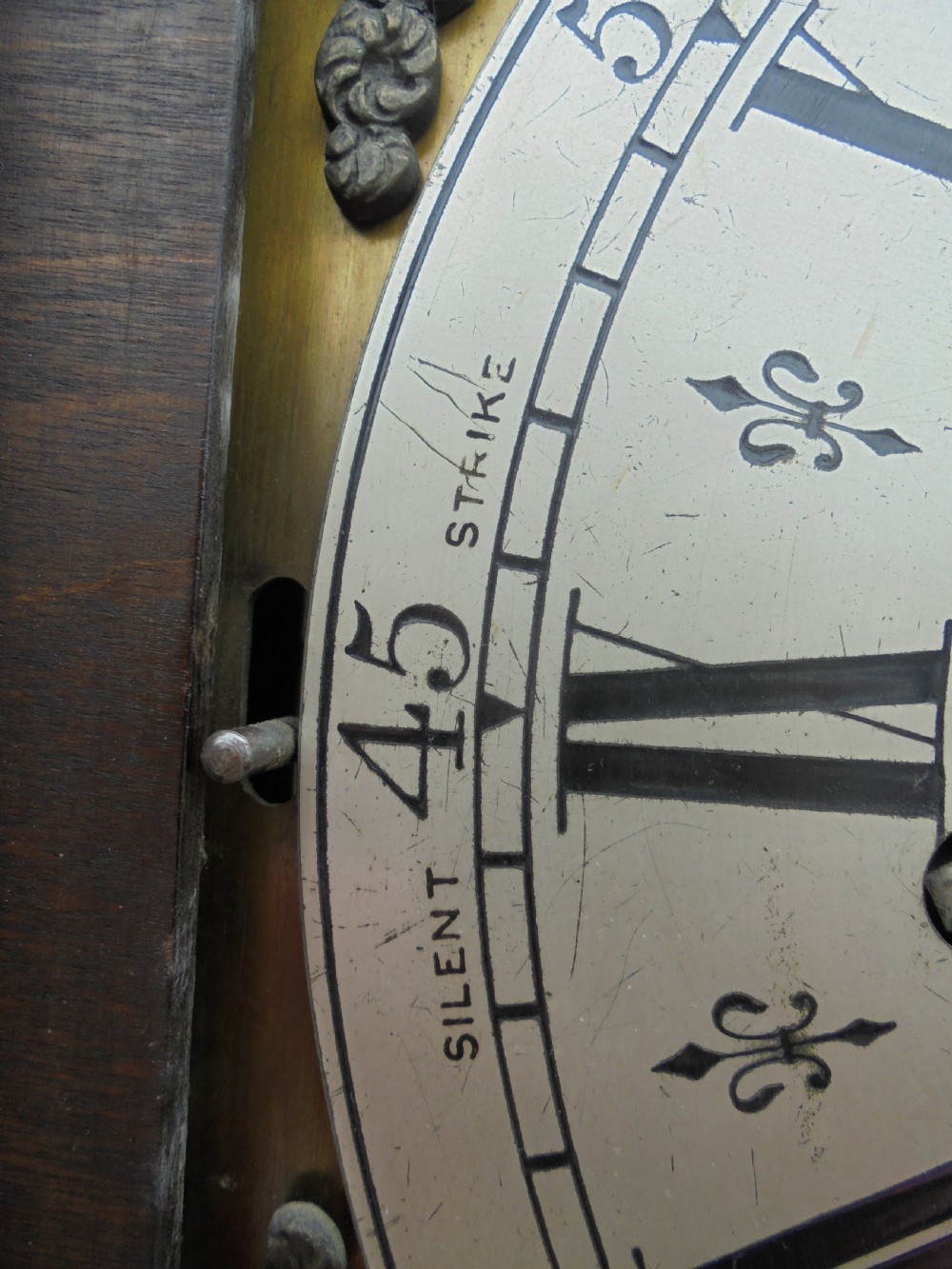 19th century long case clock Westminster and Whittington chime View IX