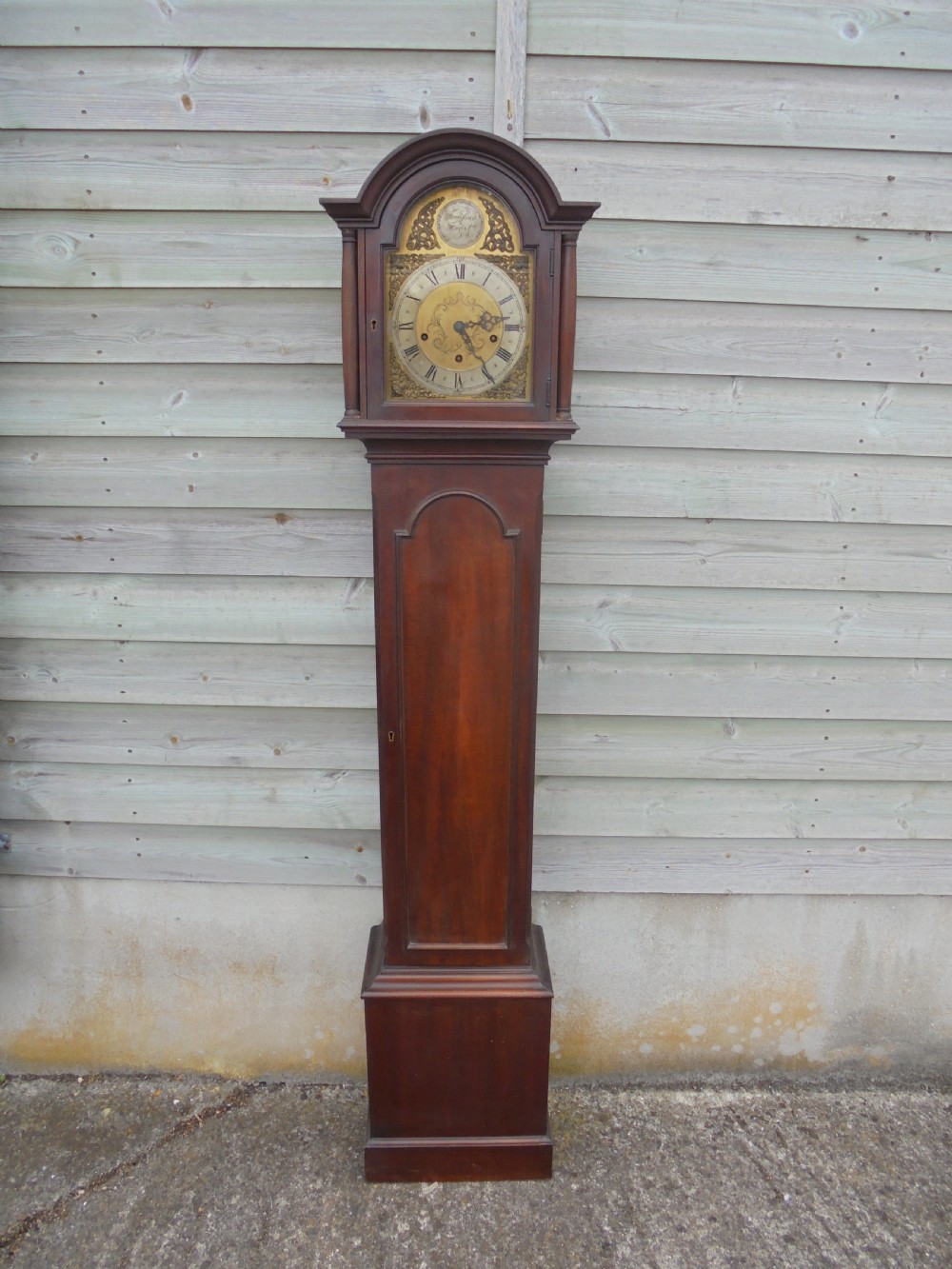 19th century Grandmother longcase clock