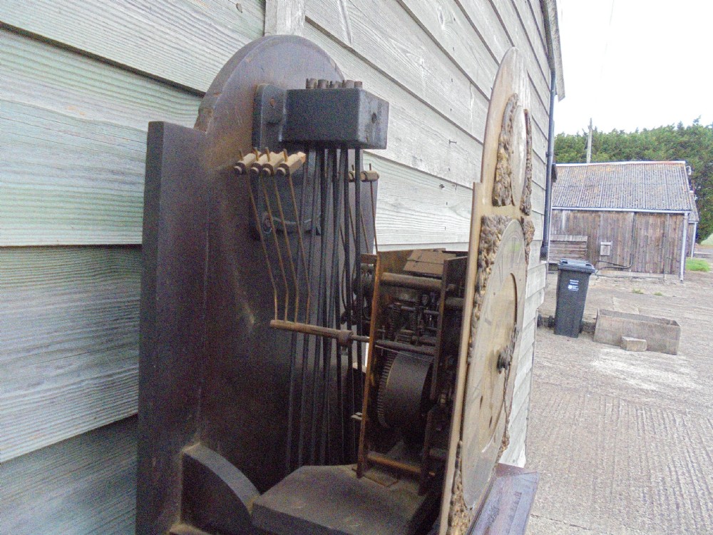 19th century Grandmother longcase clock View IV