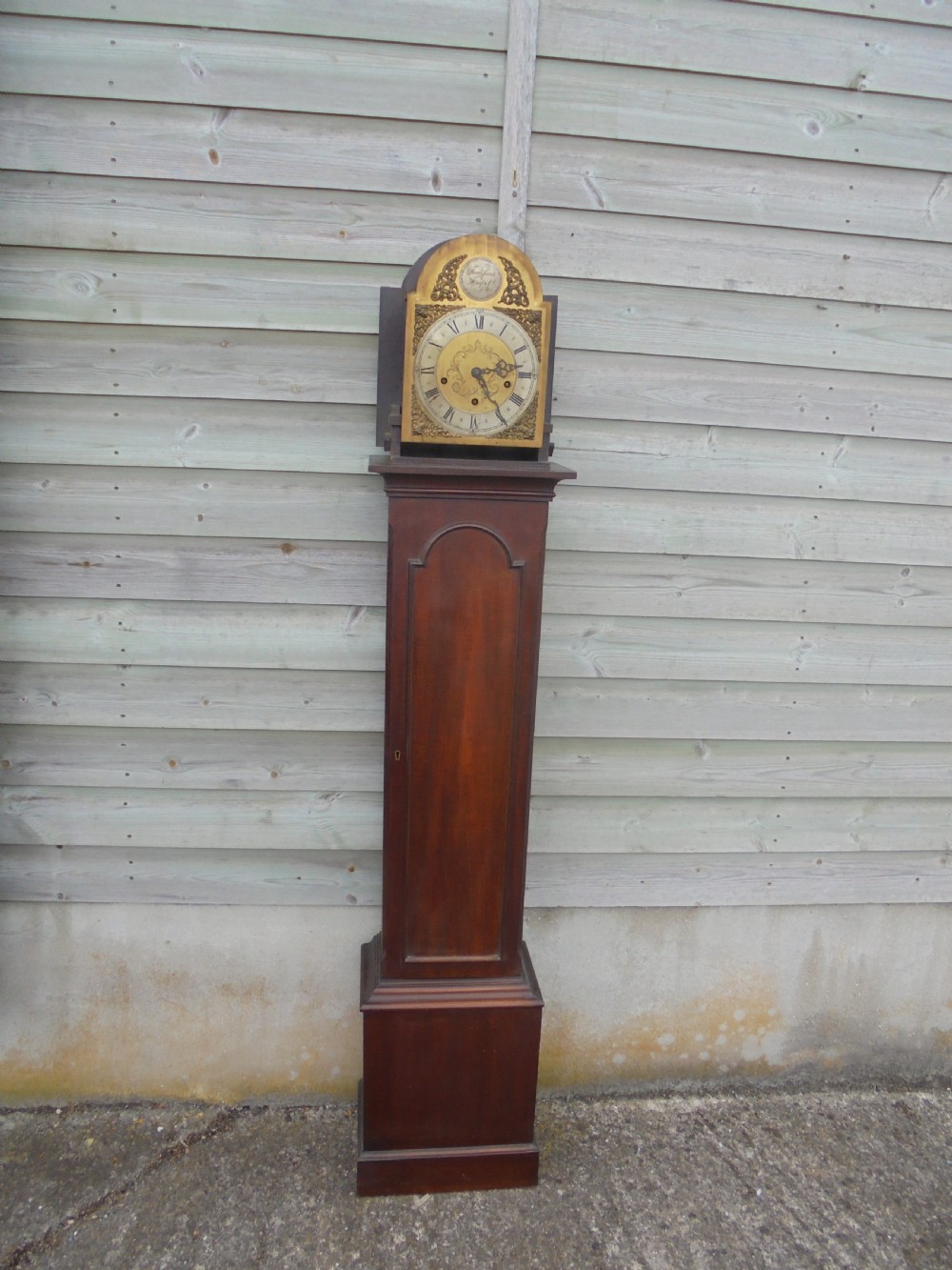 19th century Grandmother longcase clock View V
