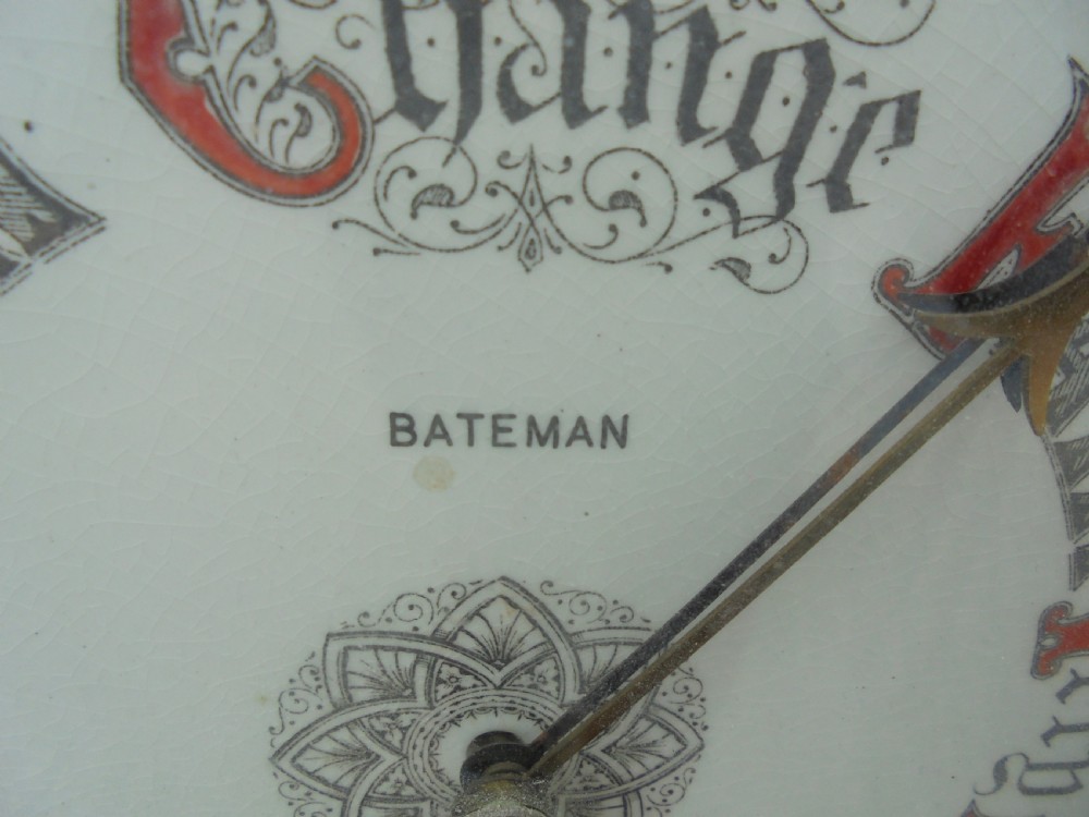 Art Nouveau inlaid aneroid barometer by Bateman Bournemouth View V