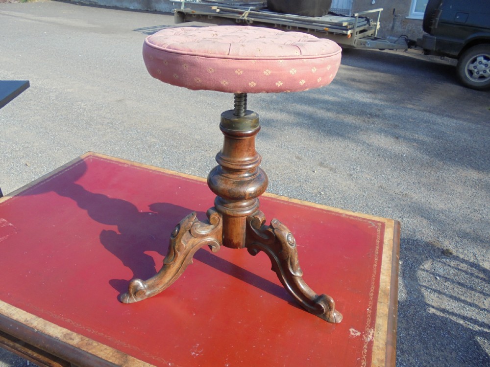 Victorian piano stool