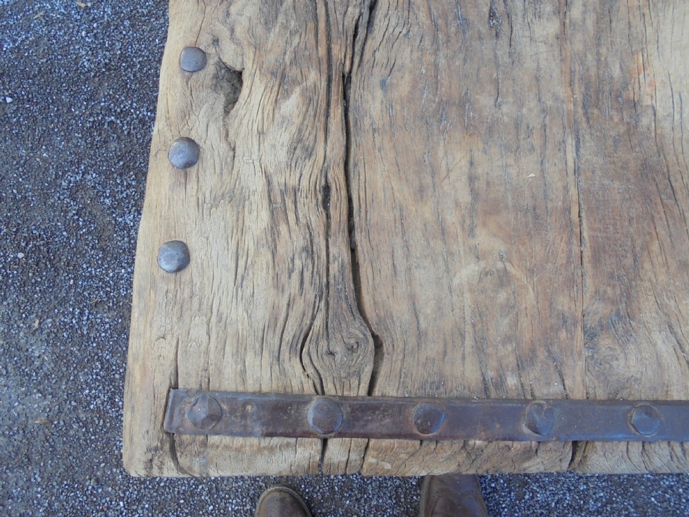 Massive 18th century low (coffee?) table possibly Spanish View III