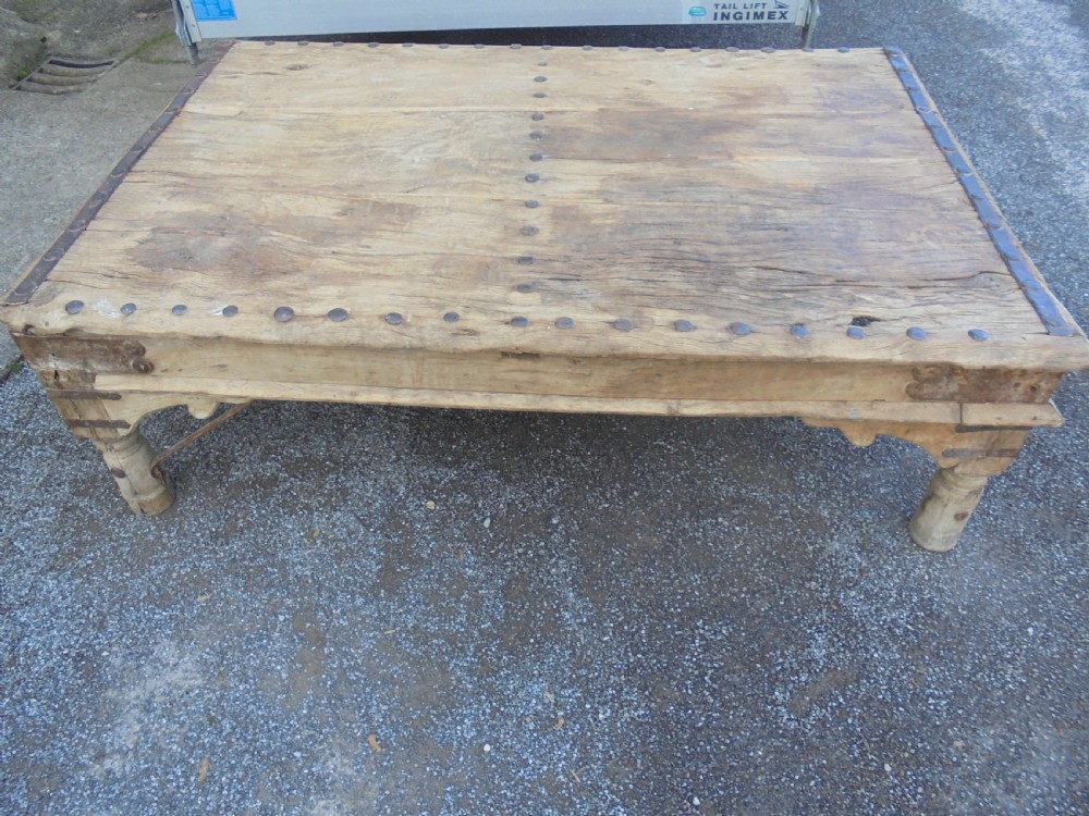 Massive 18th century low (coffee?) table possibly Spanish View IV