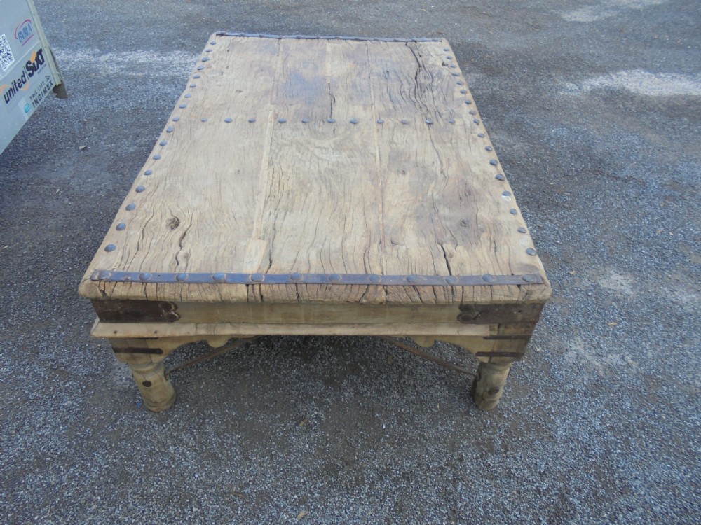 Massive 18th century low (coffee?) table possibly Spanish View V