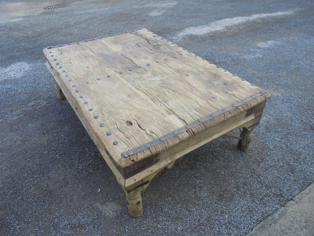 Massive 18th century low (coffee?) table possibly Spanish View VI