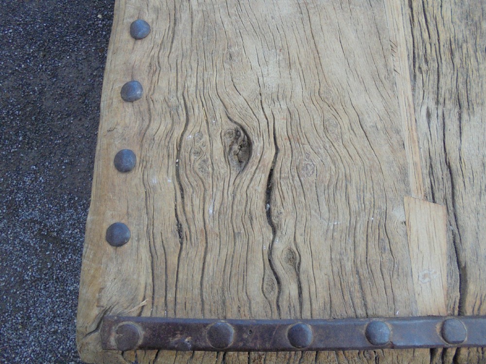 Massive 18th century low (coffee?) table possibly Spanish View VII