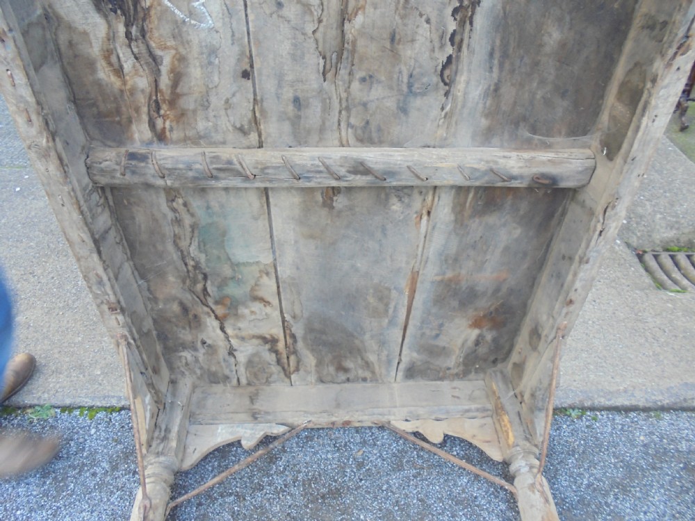 Massive 18th century low (coffee?) table possibly Spanish View VIII