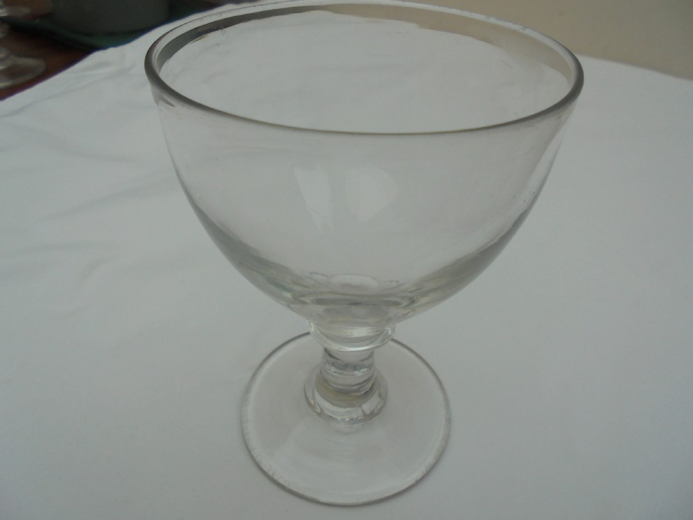 18th century glass rummer