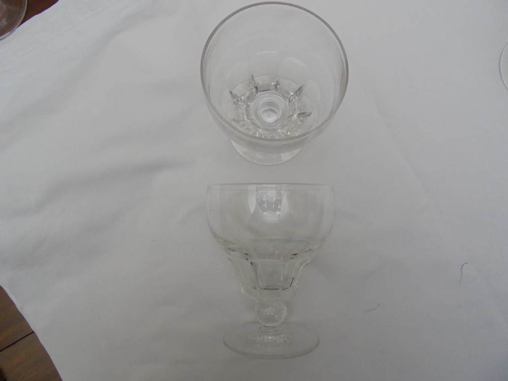Pair of 19th century glass rummers  View II