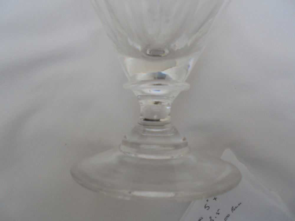 Pair of 19th century glass rummers  View III