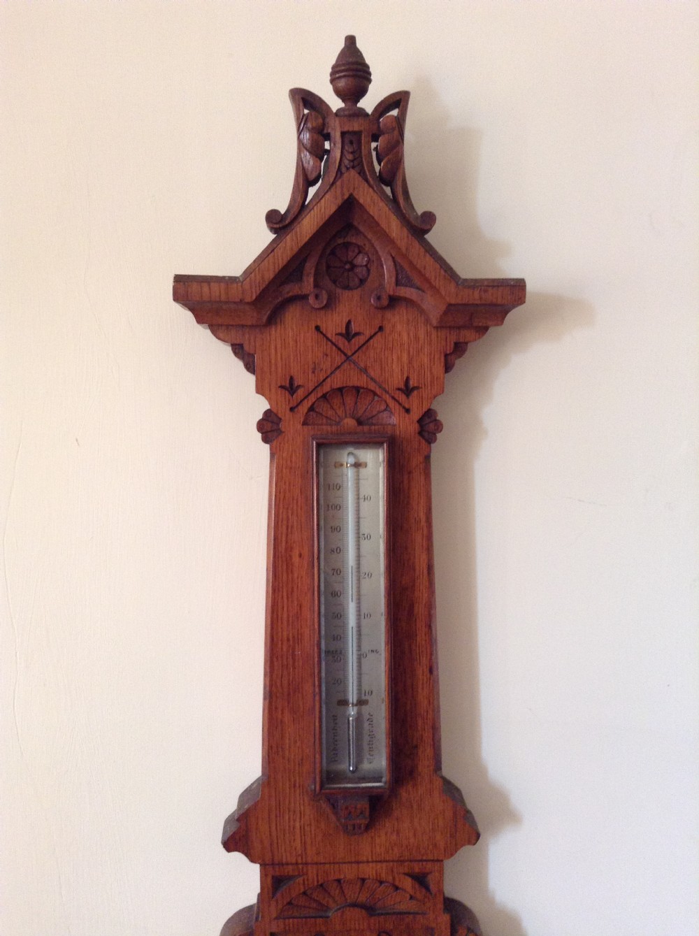 Negretti & Zambra Barometer  Arts & Crafts View V