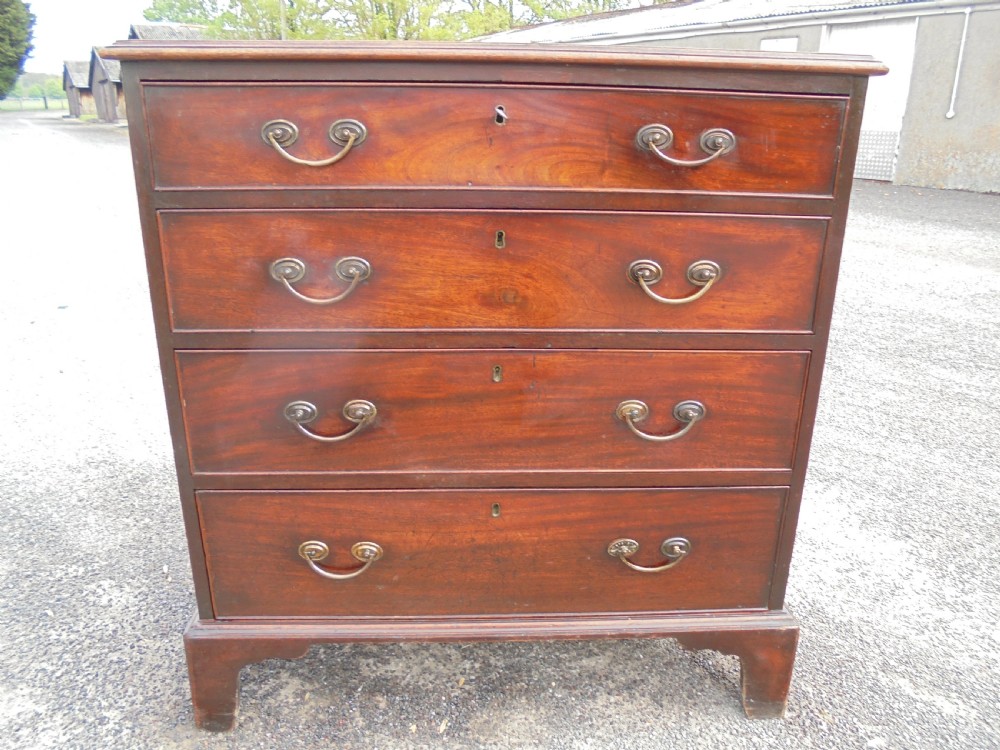 18th century mahogany chest of drawers. 