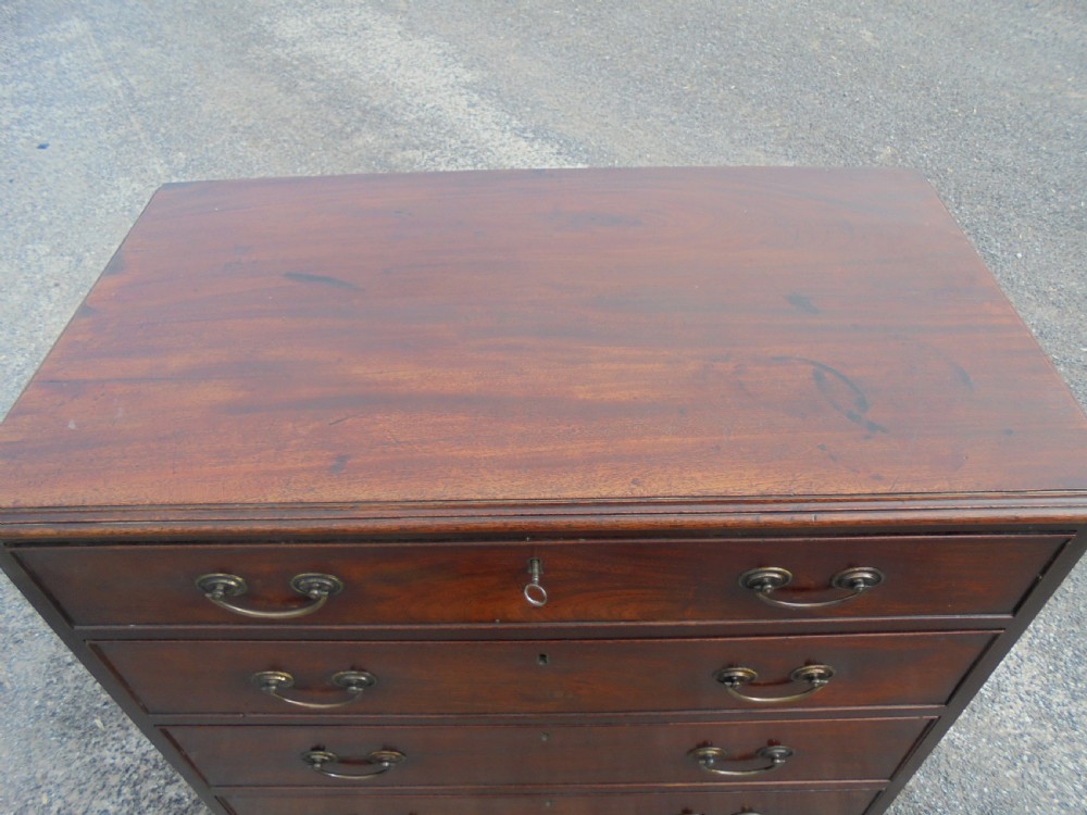 18th century mahogany chest of drawers.  View III