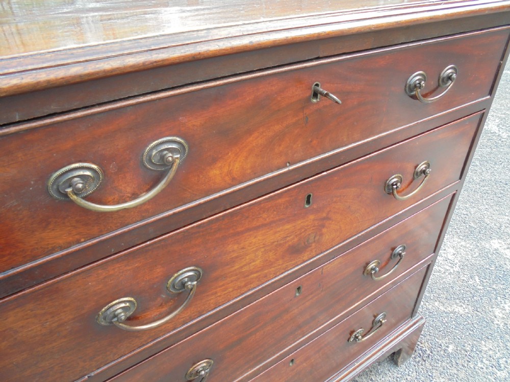 18th century mahogany chest of drawers.  View IV