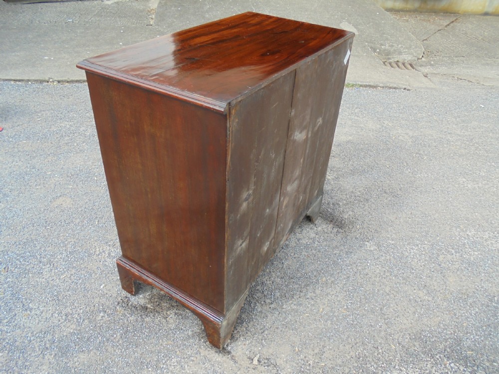 18th century mahogany chest of drawers.  View V