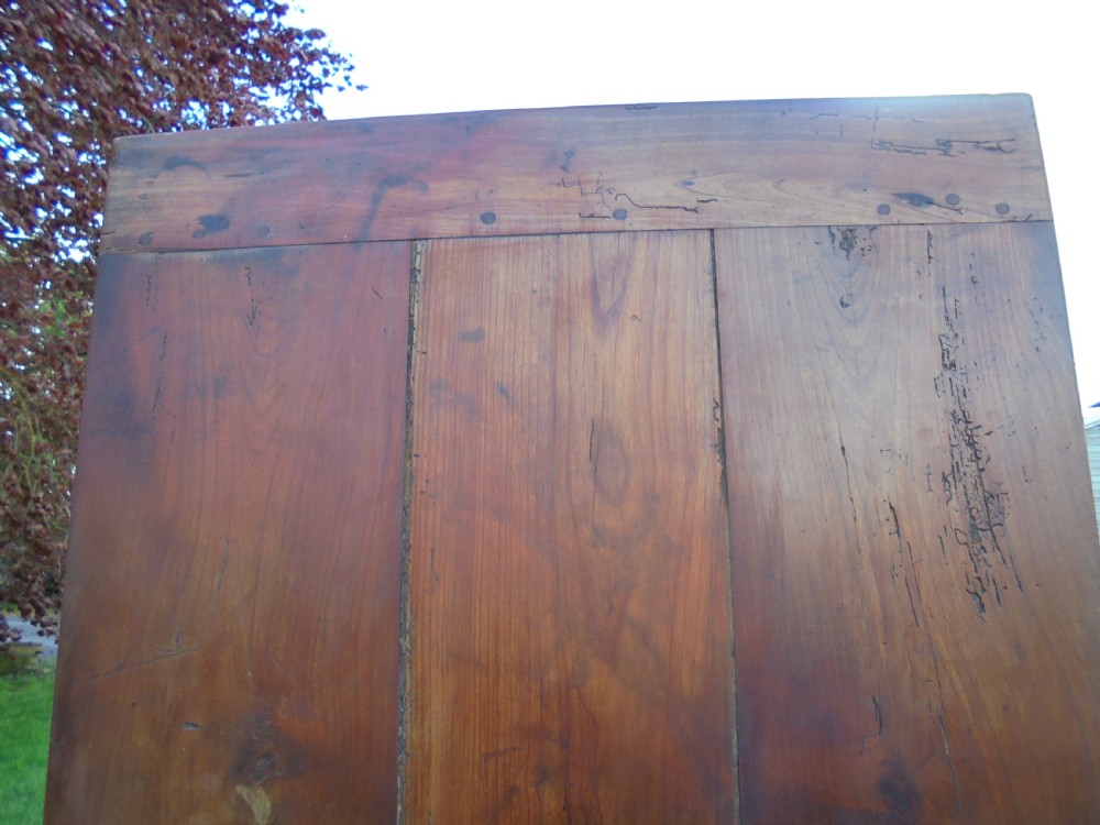 Early 19th century French cherry wood farmhouse table seats eight View IX
