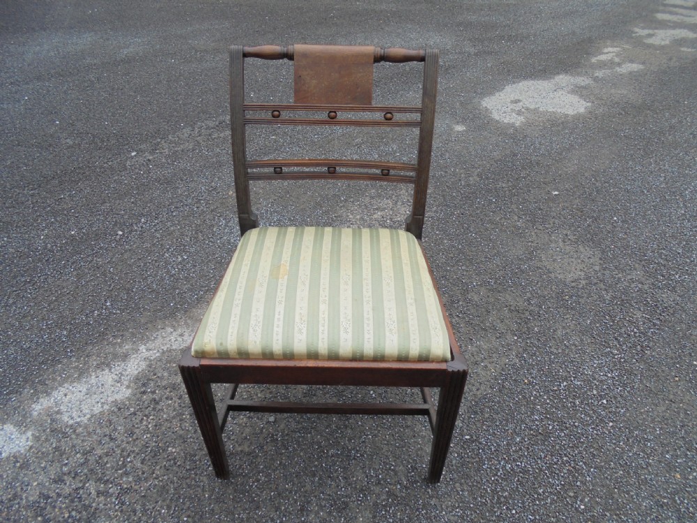 Set of eight Regency dining chairs View II
