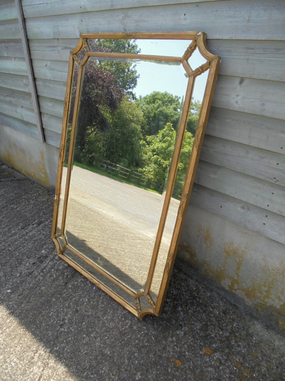 Victorian gilded mirror, landscape or portrait. View II