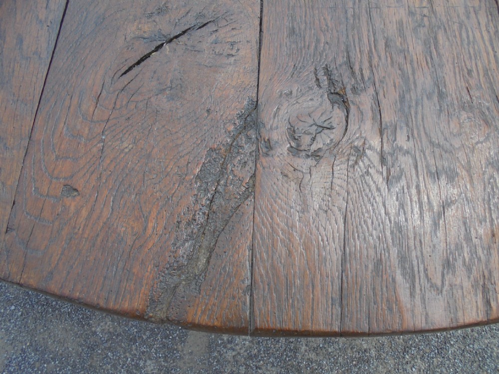 Large English Oak Gateleg dining table View III