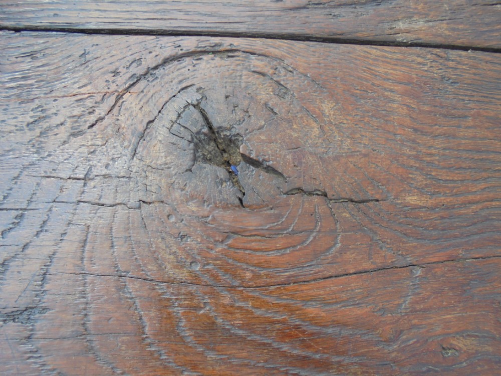 Large English Oak Gateleg dining table View IV