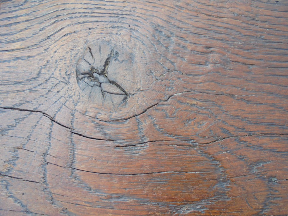 Large English Oak Gateleg dining table View VI