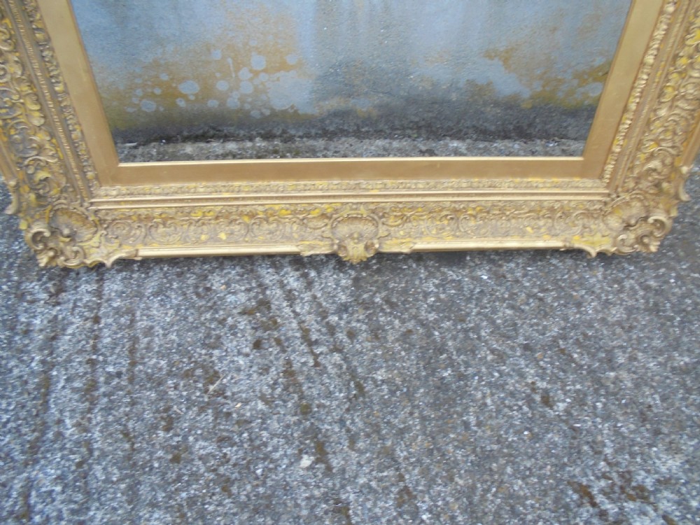 Large 18th century gilded portrait frame . View VII