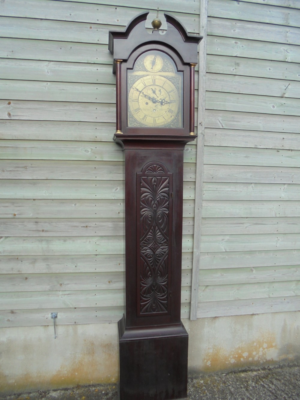 Scottish mahogany  long case clock Joseph Taylor Perth
