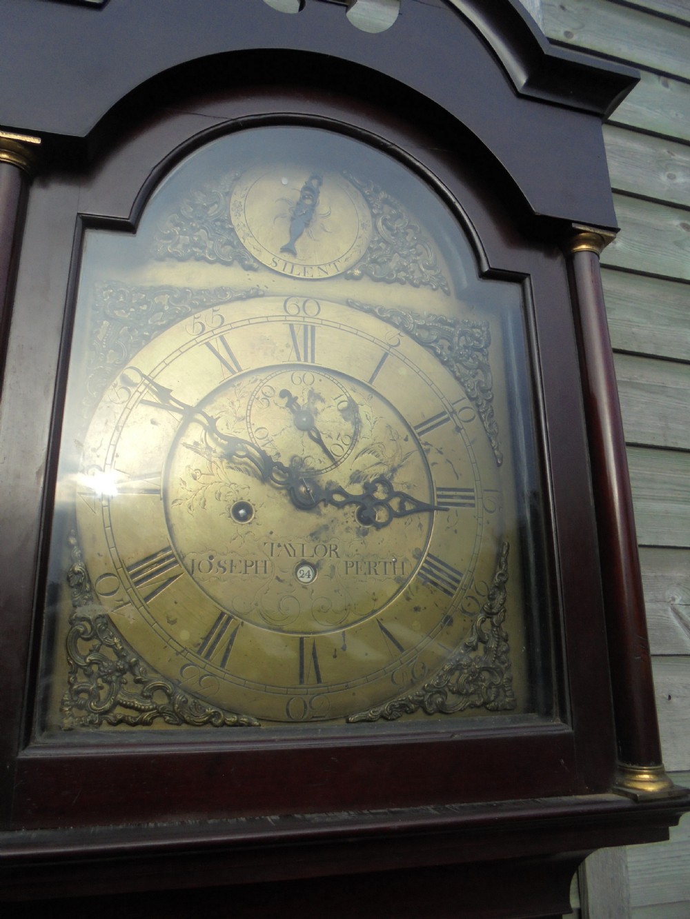 Scottish mahogany  long case clock Joseph Taylor Perth View II