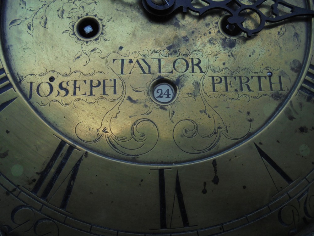 Scottish mahogany  long case clock Joseph Taylor Perth View IV